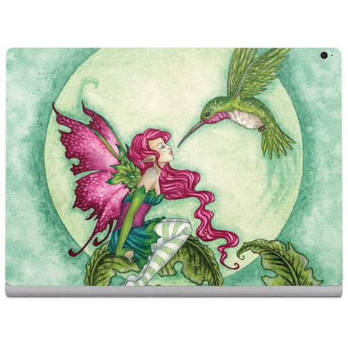 Amy Brown Flirting Fairy and Hummingbird Surface Book 2 15in Skin